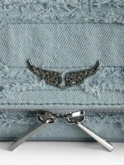 Zadig & Voltaire Rock Nano Clutch Breeze -Zadig Et Voltaire 62a5077 copie