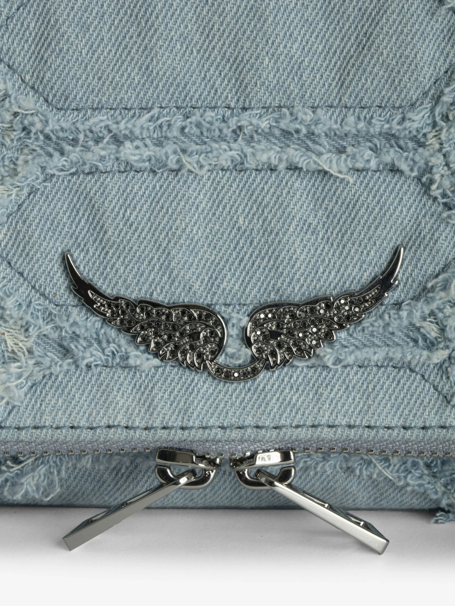 Rock Denim Clutch Breeze Zadig & Voltaire Rock Denim Clutch Breeze -Zadig Et Voltaire 62a5082 copie scaled