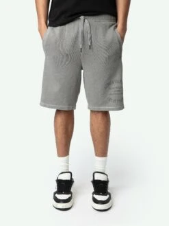 Zadig & Voltaire Party Shorts Granite -Zadig Et Voltaire JMBS01013 GRANITE ADDI 2 67d14f424260d