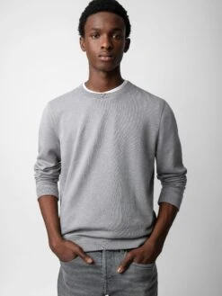 Zadig & Voltaire Stony Sweatshirt Iron -Zadig Et Voltaire JMSS00232 IRON ADDI 2