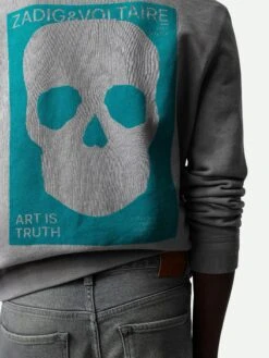 Zadig & Voltaire Stony Sweatshirt Iron -Zadig Et Voltaire JMSS00232 IRON HOVER