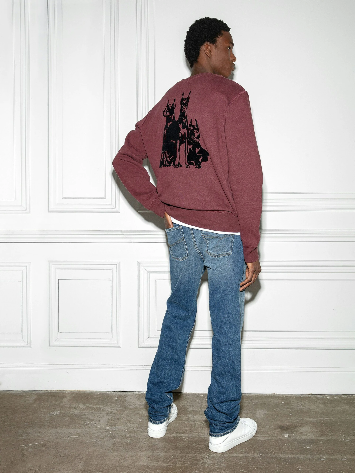 Simba Sweatshirt Cherry red Zadig & Voltaire Simba Sweatshirt Cherry Red -Zadig Et Voltaire JMSS00237 CHERRY RED ADDI 2 scaled