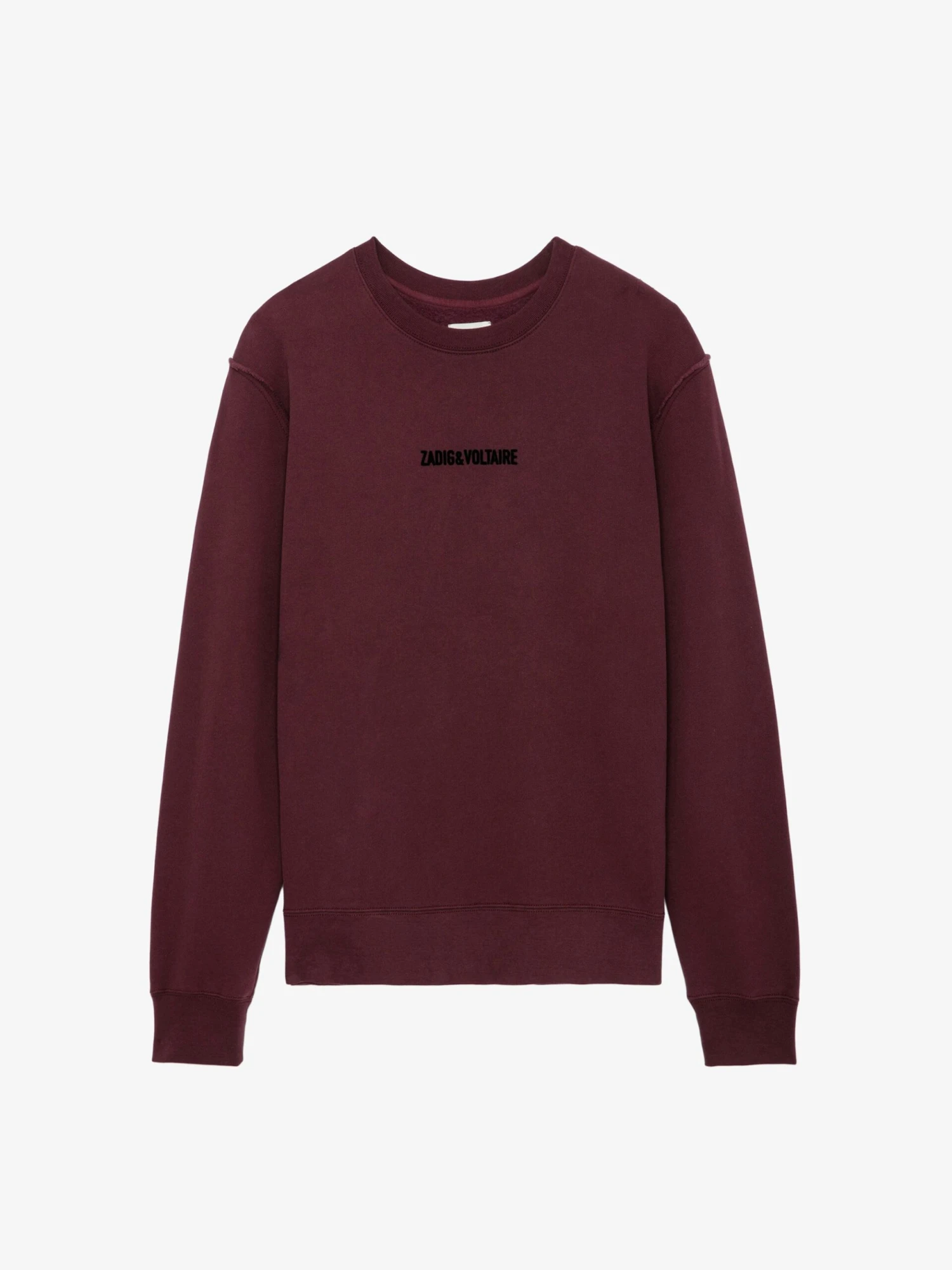 Simba Sweatshirt Cherry red Zadig & Voltaire Simba Sweatshirt Cherry Red -Zadig Et Voltaire JMSS00237 CHERRY RED PACKSHOT scaled