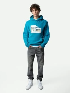 Zadig & Voltaire Sanchi Photoprint Sweatshirt Duck