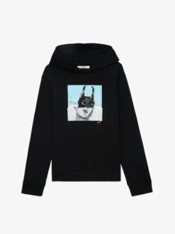Zadig & Voltaire Sancho Photoprint Sweatshirt Black -Zadig Et Voltaire JMSS00239 NOIR PACKSHOT