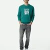 Zadig & Voltaire Simba Sweatshirt Aqua