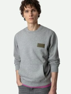 Zadig & Voltaire Aime Sweatshirt Gris Chine -Zadig Et Voltaire JMSS00247 GRIS CHINE HOVER