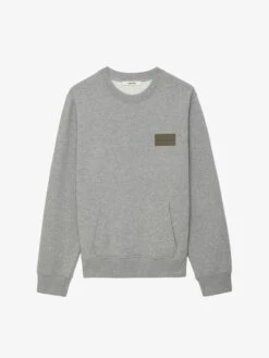 Zadig & Voltaire Aime Sweatshirt Gris Chine -Zadig Et Voltaire JMSS00247 GRIS CHINE PACKSHOT