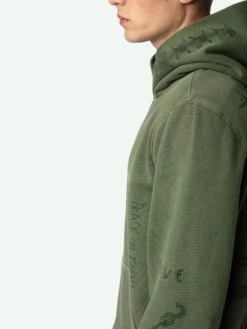 Zadig & Voltaire Sanchi Sweatshirt Used Kaki 3 Zadig & Voltaire Sanchi Sweatshirt Used Kaki -Zadig Et Voltaire JMSS01253 USED KAKI ADDI 2 672cc4963d619