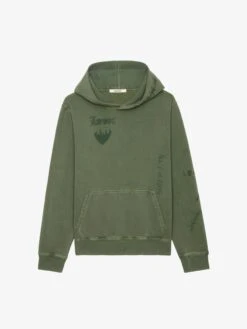 Zadig & Voltaire Sanchi Sweatshirt Used Kaki 6 Zadig & Voltaire Sanchi Sweatshirt Used Kaki -Zadig Et Voltaire JMSS01253 USED KAKI PACKSHOT 673355ac40bb9