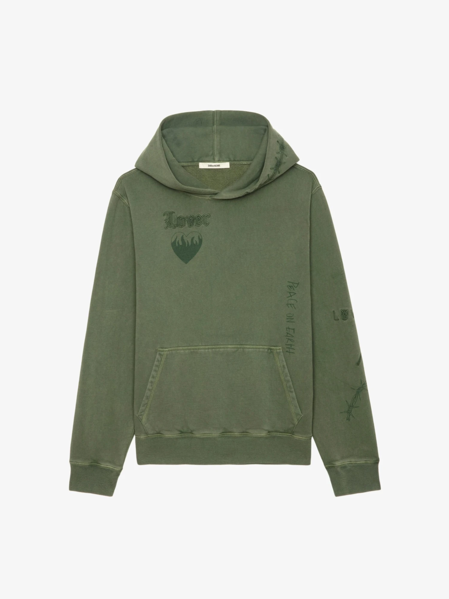 Sanchi Sweatshirt Used kaki Zadig & Voltaire Sanchi Sweatshirt Used Kaki -Zadig Et Voltaire JMSS01253 USED KAKI PACKSHOT 673355ac40bb9 scaled