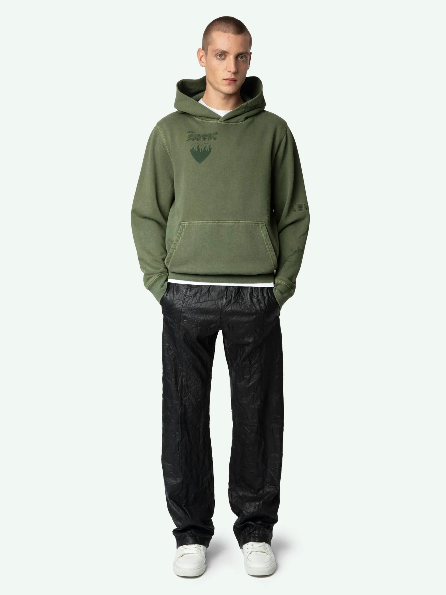 Sanchi Sweatshirt Used kaki Zadig & Voltaire Sanchi Sweatshirt Used Kaki -Zadig Et Voltaire JMSS01253 USED KAKI SHOOTING 672cc470b957d scaled