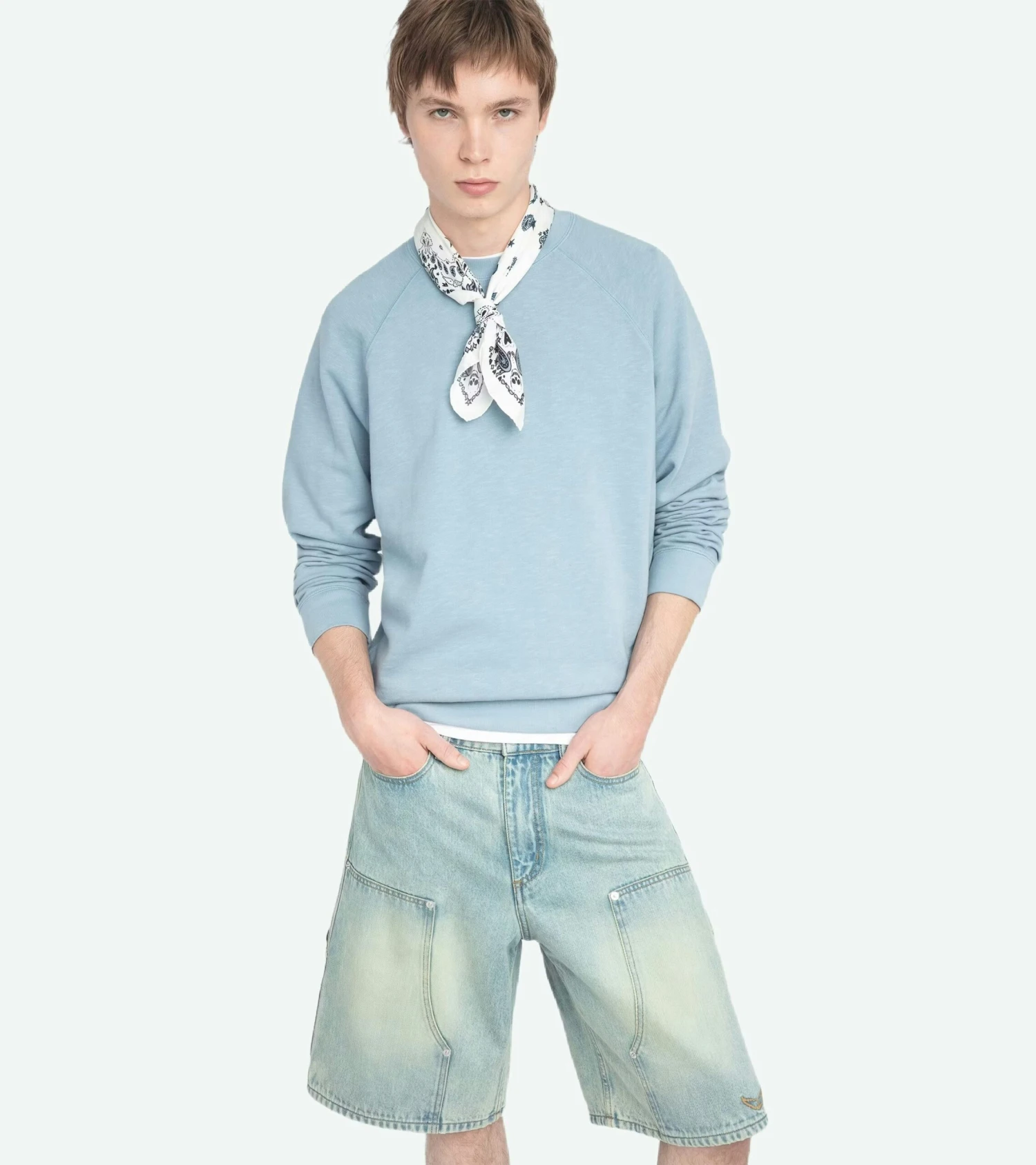 Uppy Sweatshirt Cloud Zadig & Voltaire Uppy Sweatshirt Cloud -Zadig Et Voltaire JMSS01266 CLOUD ADDI 3 680f432c9c13d scaled