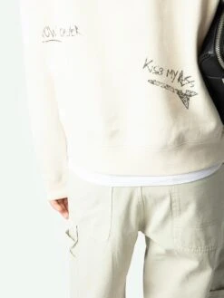 Zadig & Voltaire Uppy Sweatshirt Steam -Zadig Et Voltaire JMSS01293 STEAM ADDI 3 67603f99ecc61