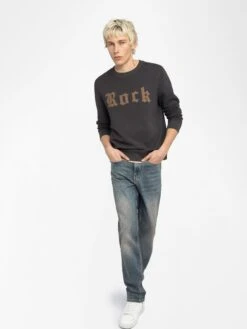 Zadig & Voltaire Stony Sweatshirt Dark Chocolate -Zadig Et Voltaire JMSS01308 DARK CHOCOLATE ADDI 1 683dc94ac02c2