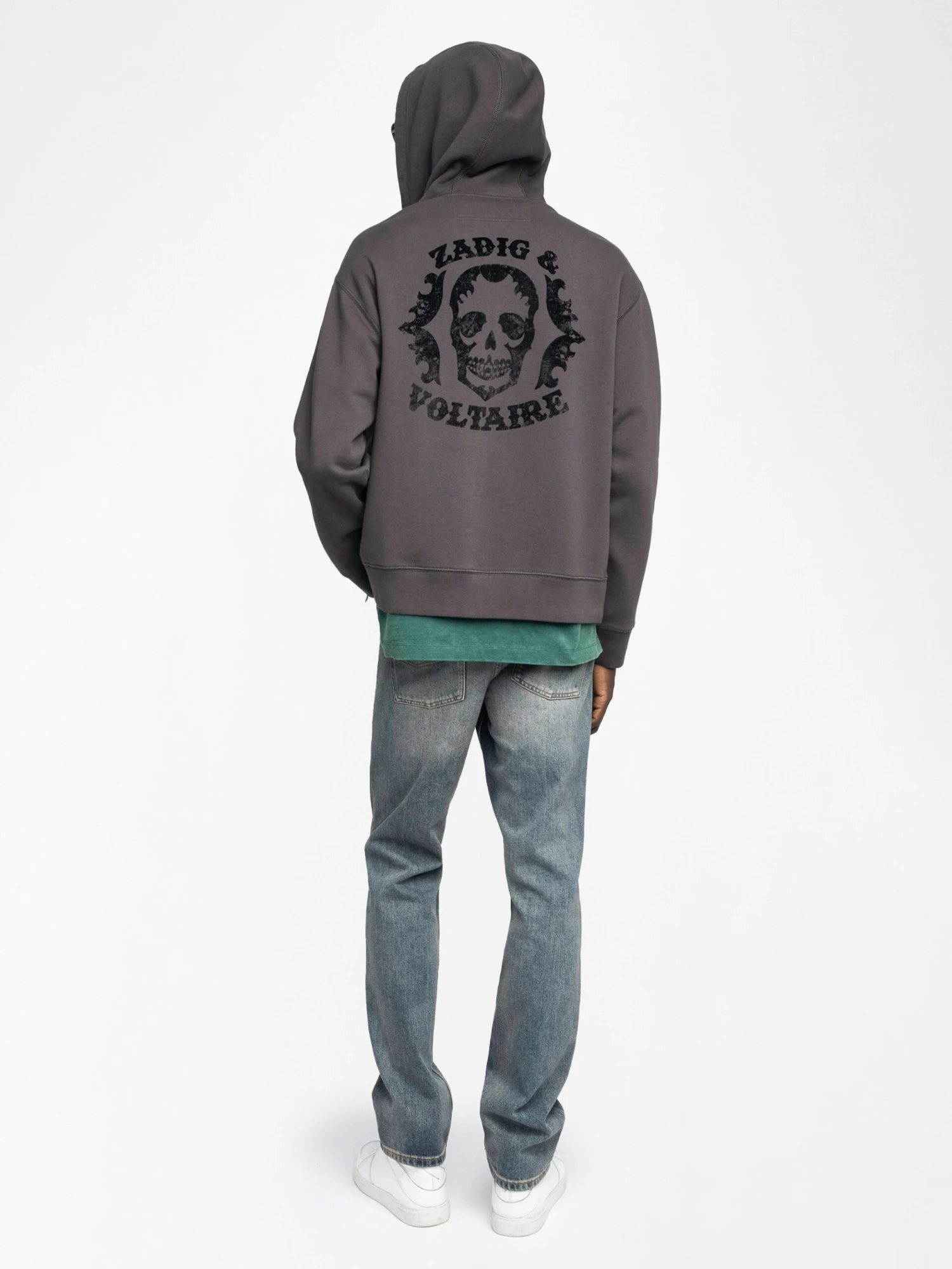 Sacha Sweatshirt Dark chocolate Zadig & Voltaire Sacha Sweatshirt Dark Chocolate -Zadig Et Voltaire JMSS01311 DARK CHOCOLATE BACK 68484f389ac50 scaled