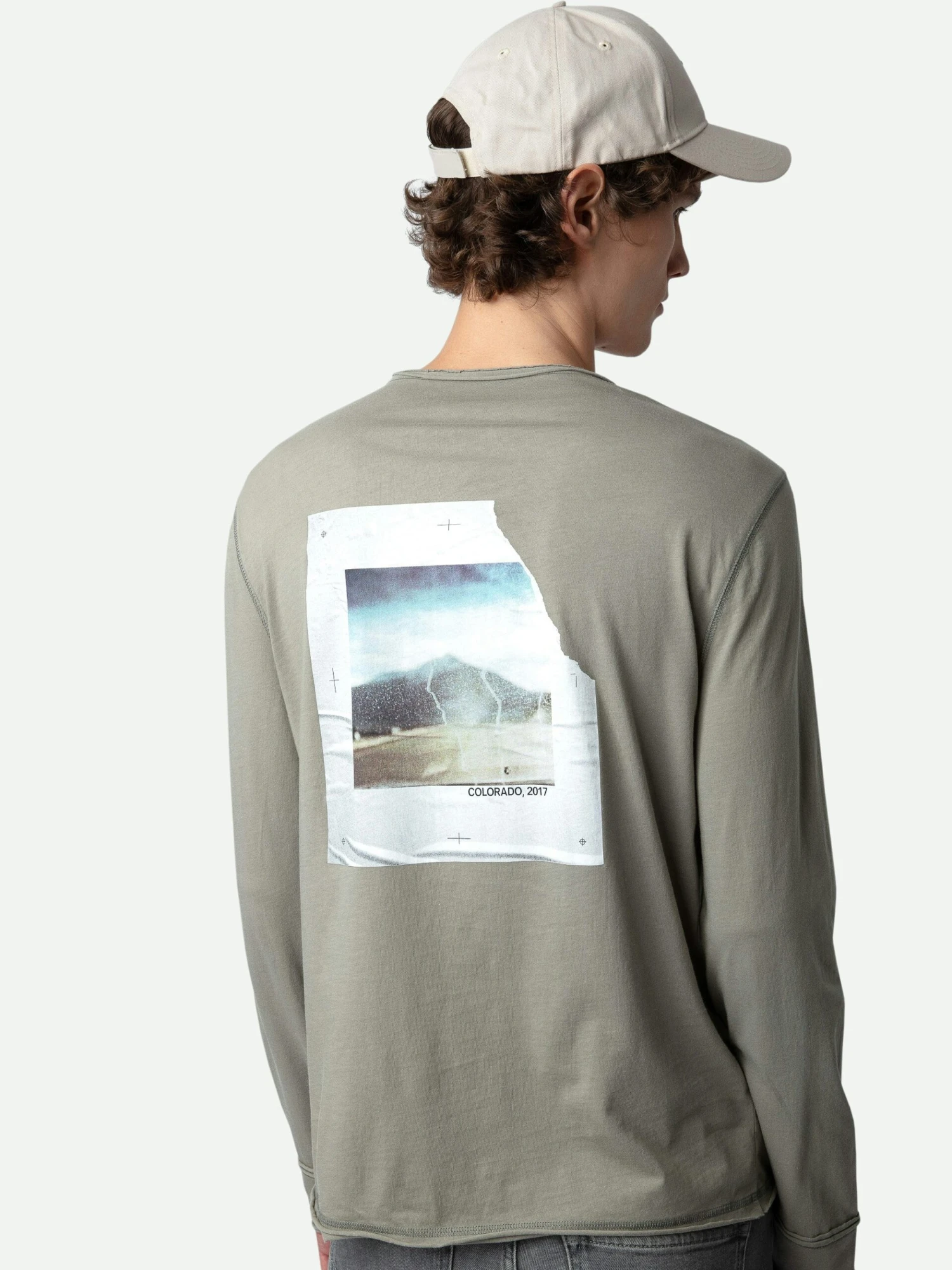 Monastir Photoprint T-shirt Trellis Zadig & Voltaire Monastir Photoprint T-shirt Trellis -Zadig Et Voltaire JMTN00240 TRELLIS HOVER scaled