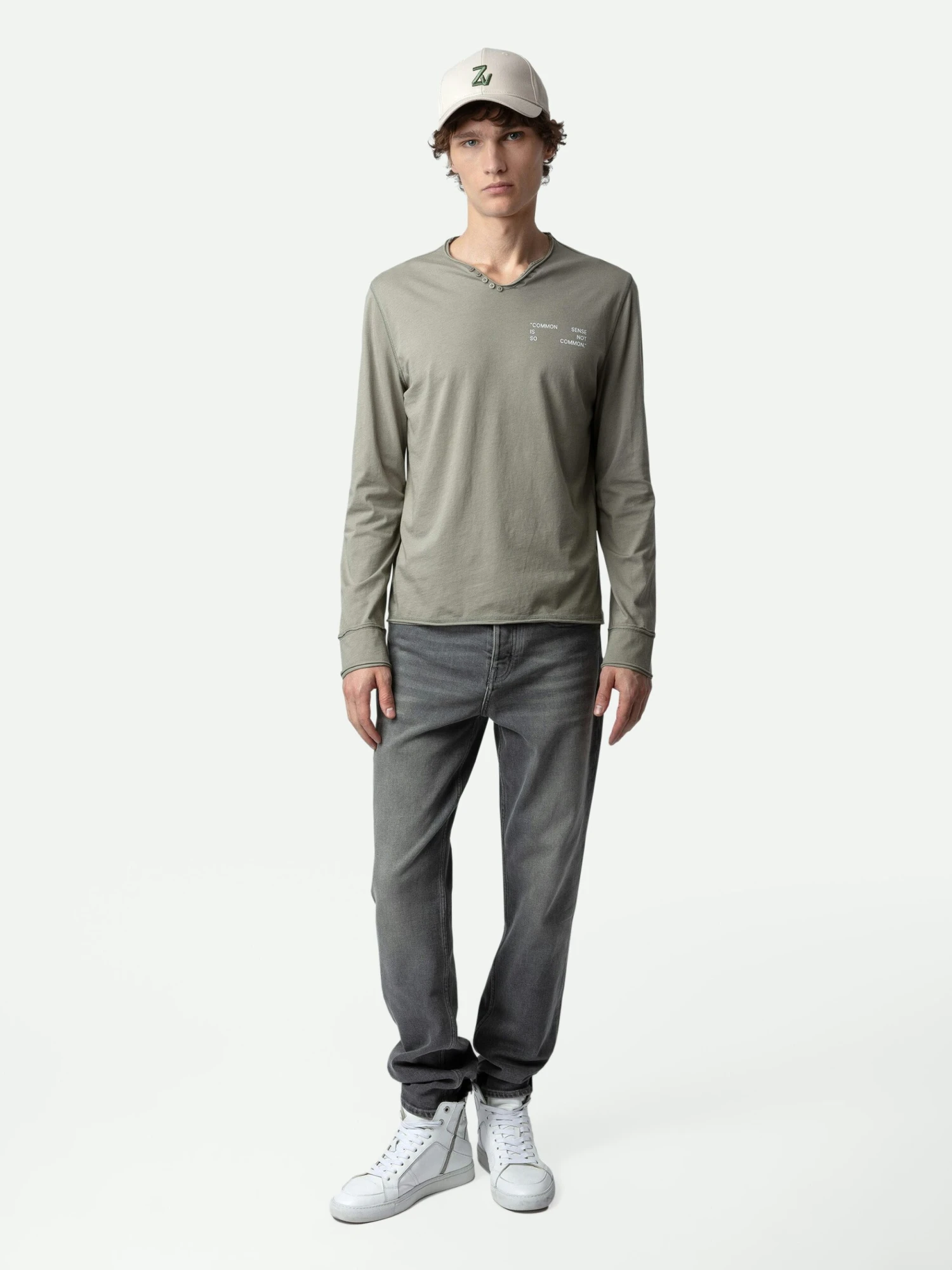 Monastir Photoprint T-shirt Trellis Zadig & Voltaire Monastir Photoprint T-shirt Trellis -Zadig Et Voltaire JMTN00240 TRELLIS SHOOTING scaled