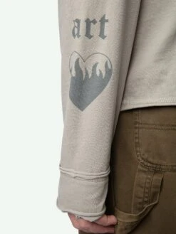 Zadig & Voltaire Monastir Henley T-shirt Granite -Zadig Et Voltaire JMTN01613 GRANITE ADDI 3 672cc574c6dd5