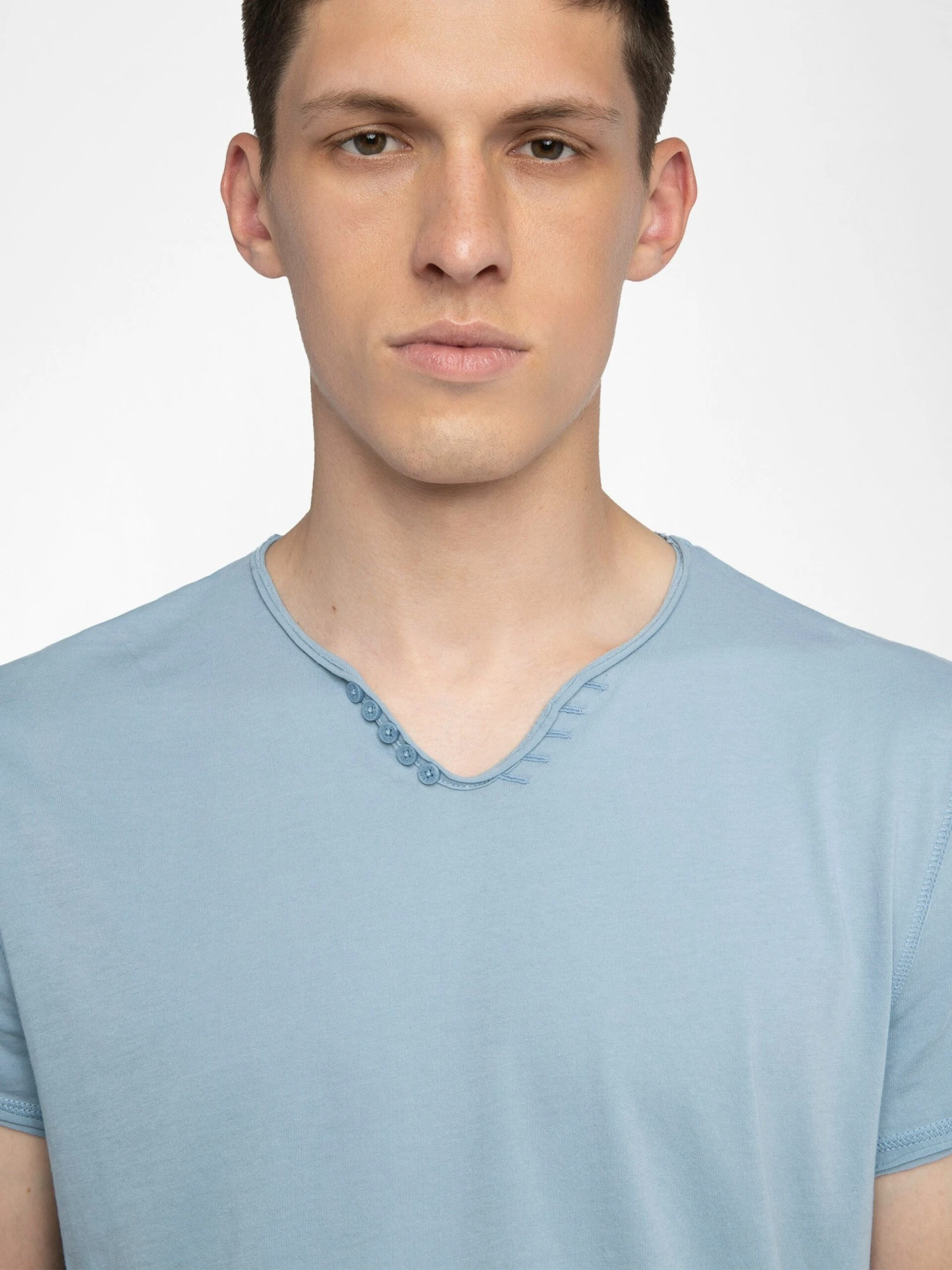 Henley Monastir T-shirt Cloud Zadig & Voltaire Henley Monastir T-shirt Cloud -Zadig Et Voltaire JMTN01638 CLOUD ADDI 1 6863f35d72edc scaled