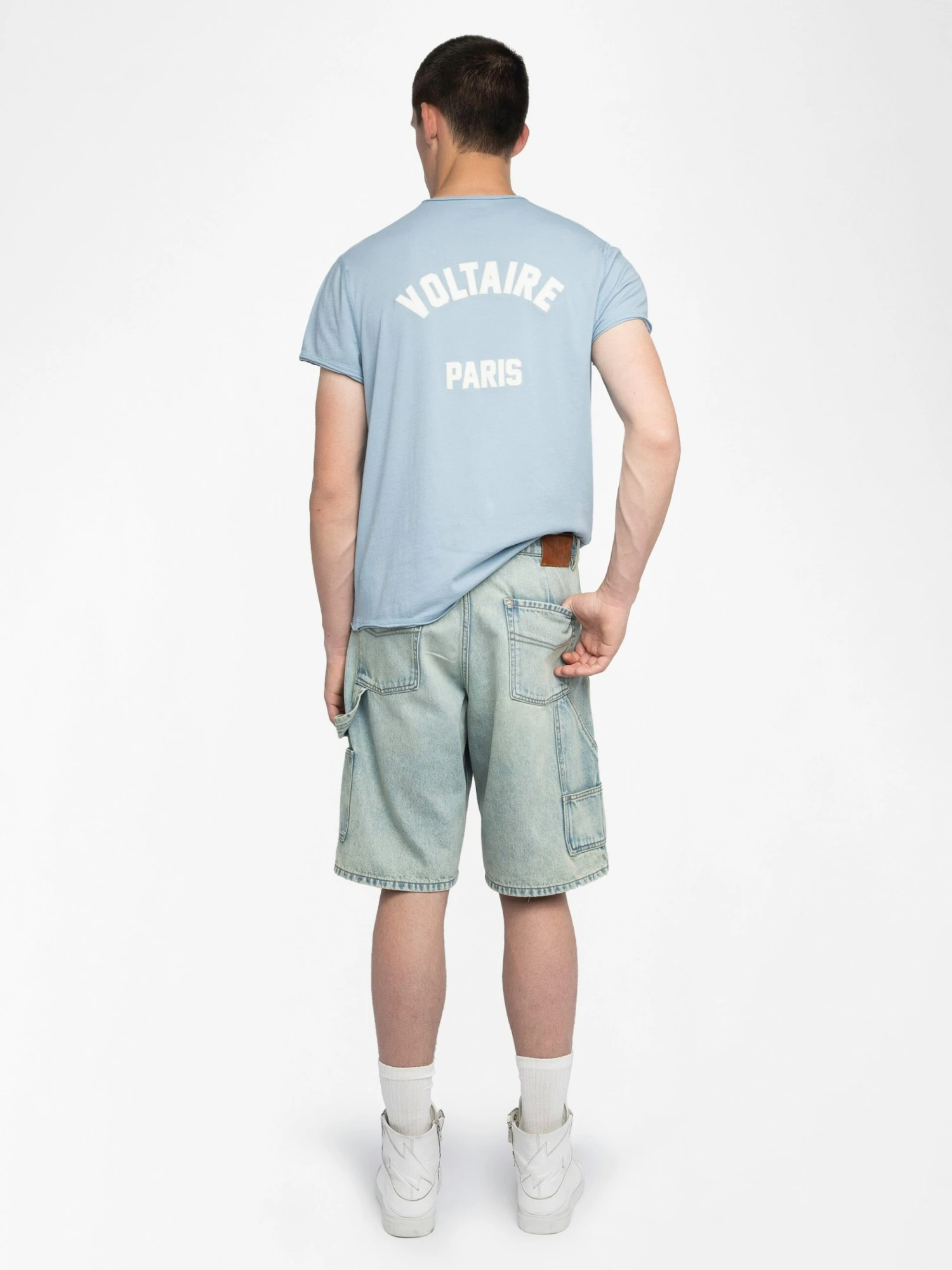 Henley Monastir T-shirt Cloud Zadig & Voltaire Henley Monastir T-shirt Cloud -Zadig Et Voltaire JMTN01638 CLOUD BACK 6863f2f314907 scaled