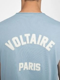 Zadig & Voltaire Henley Monastir T-shirt Cloud 4 Zadig & Voltaire Henley Monastir T-shirt Cloud -Zadig Et Voltaire JMTN01638 CLOUD HOVER 6863f28ad6ad8