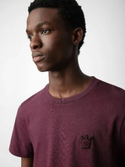 Zadig & Voltaire Tommy Skull XO T-shirt Cherry Red -Zadig Et Voltaire JMTS00001 CHERRY RED ADDI 1