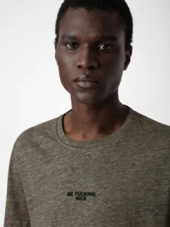 Zadig & Voltaire Tommy T-shirt Light Beige -Zadig Et Voltaire JMTS00622 LIGHT BEIGE ADDI 1