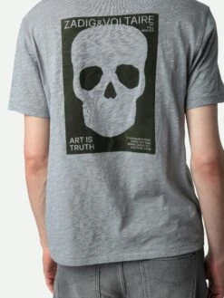 Zadig & Voltaire Stockholm T-shirt Iron -Zadig Et Voltaire JMTS00623 IRON HOVER