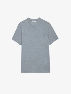 Zadig & Voltaire Stockholm T-shirt Iron -Zadig Et Voltaire JMTS00623 IRON PACKSHOT
