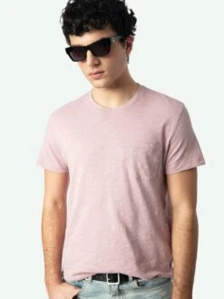 Zadig & Voltaire Stockholm T-shirt Rosebud 2 Zadig & Voltaire Stockholm T-shirt Rosebud -Zadig Et Voltaire JMTS00623 ROSEBUD ADDI 1 67a11d106b50b