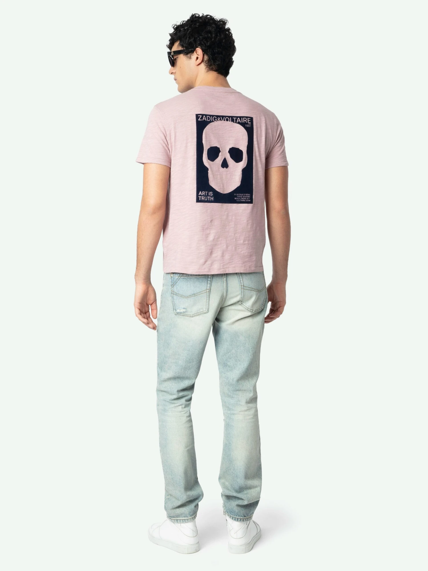 Stockholm T-shirt Rosebud Zadig & Voltaire Stockholm T-shirt Rosebud -Zadig Et Voltaire JMTS00623 ROSEBUD BACK 67a11cff42acb scaled