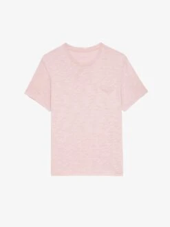 Zadig & Voltaire Stockholm T-shirt Rosebud 6 Zadig & Voltaire Stockholm T-shirt Rosebud -Zadig Et Voltaire JMTS00623 ROSEBUD PACKSHOT 67a11cd112361