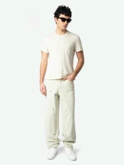 Zadig & Voltaire Stockholm T-shirt Steam 2 Zadig & Voltaire Stockholm T-shirt Steam -Zadig Et Voltaire JMTS00623 STEAM ADDI 1 67603f3de4453