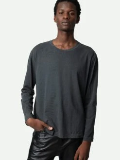 Zadig & Voltaire Ellon T-Shirt Carbone -Zadig Et Voltaire JMTS00626 CARBONE HOVER