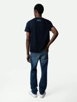 Zadig & Voltaire Jimmy T-Shirt Encre -Zadig Et Voltaire JMTS00628 ENCRE HOVER 2