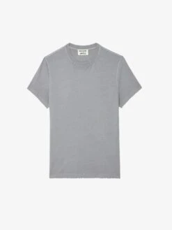 Zadig & Voltaire Jimmy T-Shirt Iron 7 Zadig & Voltaire Jimmy T-Shirt Iron -Zadig Et Voltaire JMTS00628 IRON PACKSHOT