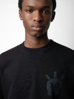 Zadig & Voltaire Teddy Skull T-shirt Black -Zadig Et Voltaire JMTS00630 NOIR ADDI 1