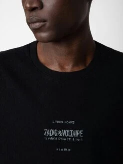 Zadig & Voltaire Jetty T-shirt Black -Zadig Et Voltaire JMTS00634 NOIR ADDI 1