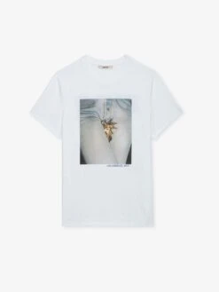 Zadig & Voltaire Tommy Photoprint T-shirt White 4 Zadig & Voltaire Tommy Photoprint T-shirt White -Zadig Et Voltaire JMTS00640 BLANC PACKSHOT 1