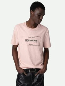 Zadig & Voltaire Ted Insignia T-shirt Primrose -Zadig Et Voltaire JMTS00644 PRIMEROSE HOVER