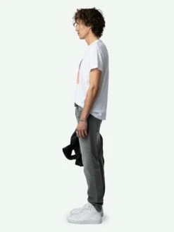 Zadig & Voltaire Toby Photoprint T-shirt White 2 Zadig & Voltaire Toby Photoprint T-shirt White -Zadig Et Voltaire JMTS00649 BLANC ADDI 1 662ba62233633