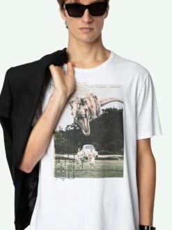 Zadig & Voltaire Ted T-shirt White -Zadig Et Voltaire JMTS00652 BLANC ADDI 2 670548fddc822