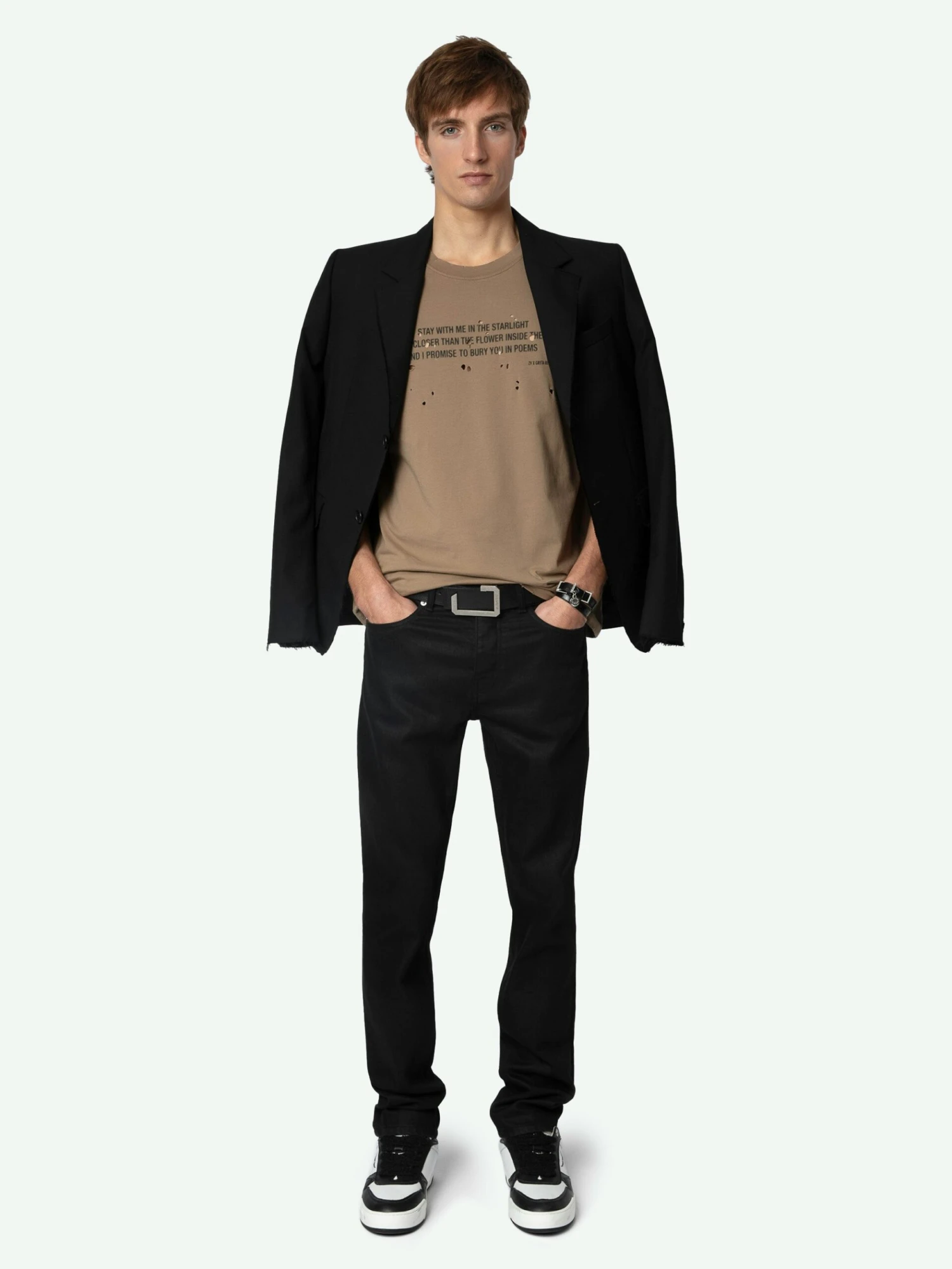 Tommy T-shirt Cereal Zadig & Voltaire Tommy T-shirt Cereal -Zadig Et Voltaire JMTS00656 CEREAL ADDI 4 670548ecbc163 scaled