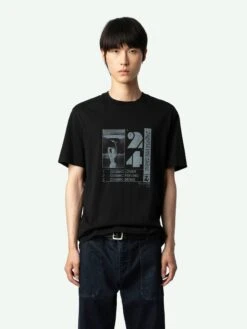 Zadig & Voltaire Ted Photoprint T-shirt Black -Zadig Et Voltaire JMTS00657 NOIR ADDI 1 66854d1c94317