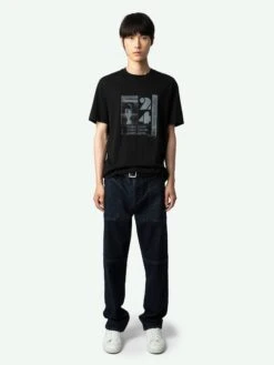 Zadig & Voltaire Ted Photoprint T-shirt Black