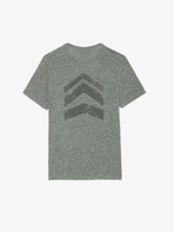 Zadig & Voltaire Tommy Arrow T-shirt Nebulous 7 Zadig & Voltaire Tommy Arrow T-shirt Nebulous -Zadig Et Voltaire JMTS00661 NEBULOUS PACKSHOT 2 6694eee36ac6f