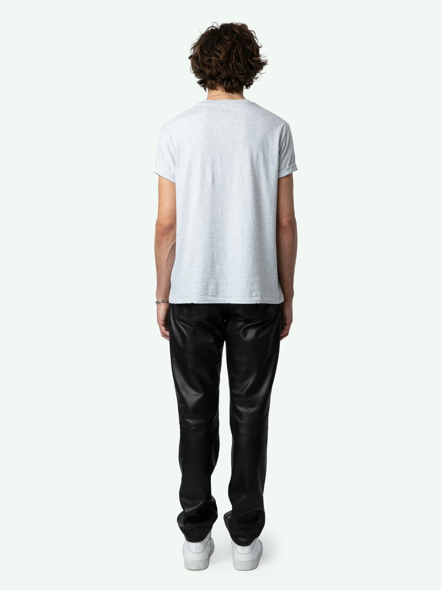 Jimmy Insignia T-shirt Gris chine clair Zadig & Voltaire Jimmy Insignia T-shirt Gris Chine Clair -Zadig Et Voltaire JMTS00663 GRIS CHINE CLAIR BACK 662ba63ca2ba3 scaled