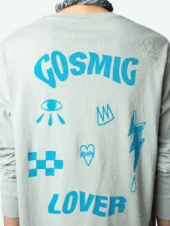 Zadig & Voltaire Hector T-shirt Nebulous -Zadig Et Voltaire JMTS00665 NEBULOUS HOVER 66854ea303fe5