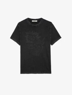 Zadig & Voltaire Jimmy T-shirt Carbone 6 Zadig & Voltaire Jimmy T-shirt Carbone -Zadig Et Voltaire JMTS00666 CARBONE PACKSHOT 6694eef71f6ea